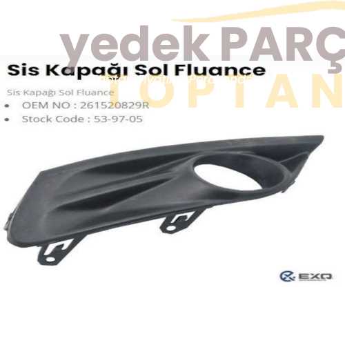 FLUENCE SİS KAPAĞI SOL